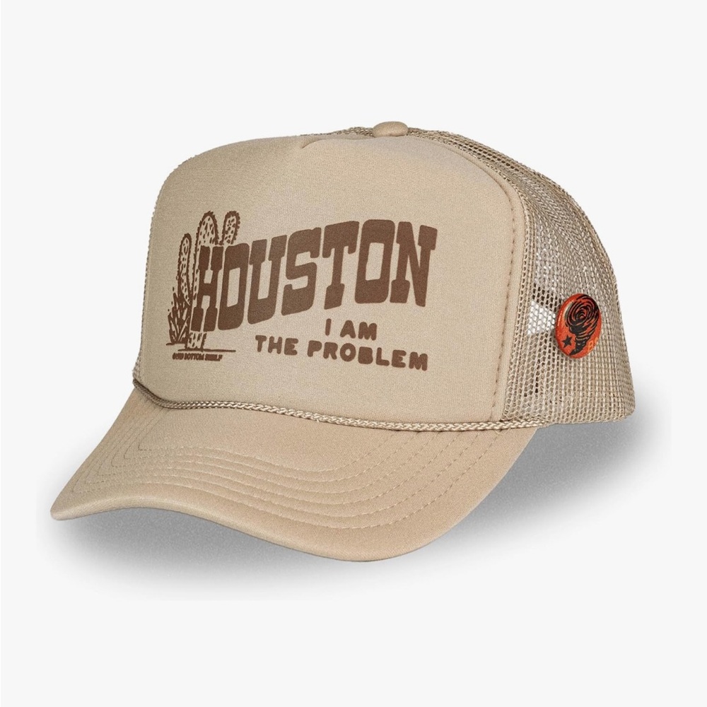 Amazon Tan Houston Trucker Hat